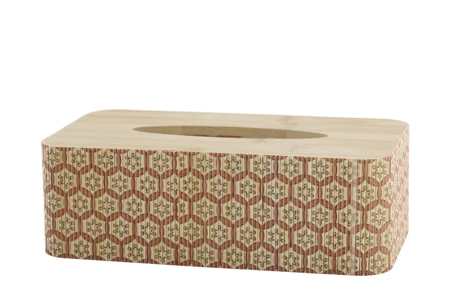Bambusový zásobník na papírové kapesníky Amilly Box - 25*13*8 cm