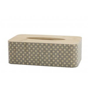 Bambusový zásobník na papírové kapesníky Amilly Box - 25*13*8 cm