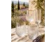 Elegantní sklenice na vodu se zlatým okrajem - Ø 8*9 cm / 250 ml Clayre & Eef