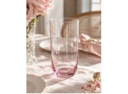 Sklenice na vodu s romantickým motivem mašliček - Ø 7*15 cm / 350 ml