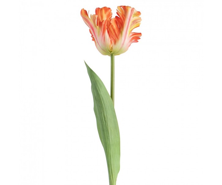Artificial Flower Orange Plastic - Clayre & Eef