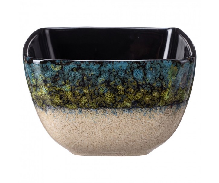 Bowl Black Ceramic - 11*11*7 cm / 300 ml Clayre & Eef