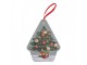 Storage Tin House Grey Metal - 10*13*6 cm Clayre & Eef