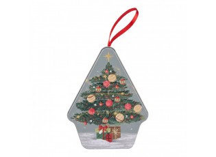 Storage Tin House Grey Metal - 10*13*6 cm