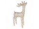 Christmas Decoration With LED Lighting Deer 34x13x53 Cm / 3xAA Gold Colored Metal - LED 34*13*53 cm / 3*AA Clayre & Eef