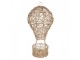 Christmas Decoration With LED Lighting Hot Air Balloon ? 19x38 Cm / 3xAA Gold Colored Metal - LED ? 19*38 cm / 3*AA Clayre & Eef
