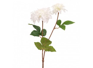 Artificial Flower White Plastic - 