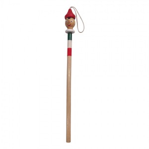 Dřevěná tužka s hlavou Pinocchia - 22cm