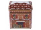 Storage Tin House Brown Metal - 10*6*14 cm Clayre & Eef