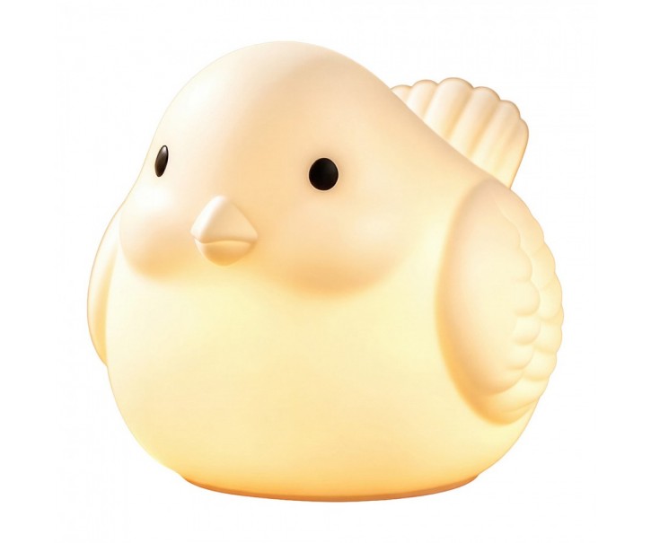 Night Light Bird White Plastic - Clayre & Eef