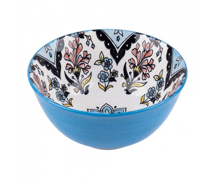 Bowl Blue Ceramic - ? 13*6 cm / 350 ml Clayre & Eef