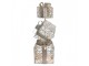 Christmas Decoration With LED Lighting Gift 25x25x97 Cm / 3xAA Silver Colored Metal - LED 25*25*97 cm / 3*AA Clayre & Eef