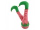 Decoration Elf Legs Red Plastic Christmas Decoration - 35 cm / 3*AA Clayre & Eef