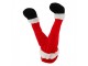 Decoration Santa Claus Red Plastic Christmas Decoration - 35 cm / 3*AA Clayre & Eef