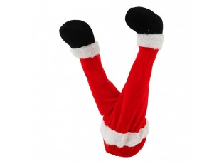 Decoration Santa Claus Red Plastic Christmas Decoration - 35 cm / 3*AA