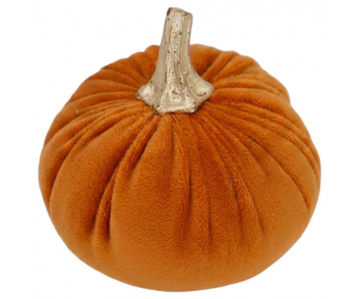 Decoration Pumpkin Orange Plastic - ? 9*8 cm Clayre & Eef