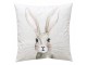 Decorative Cushion Beige Polyester Rabbit Cushion Cover With Cushion Filling - Clayre & Eef