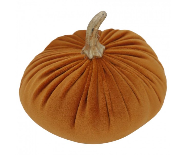 Decoration Pumpkin Orange Polyester - ? 15*13 cm Clayre & Eef