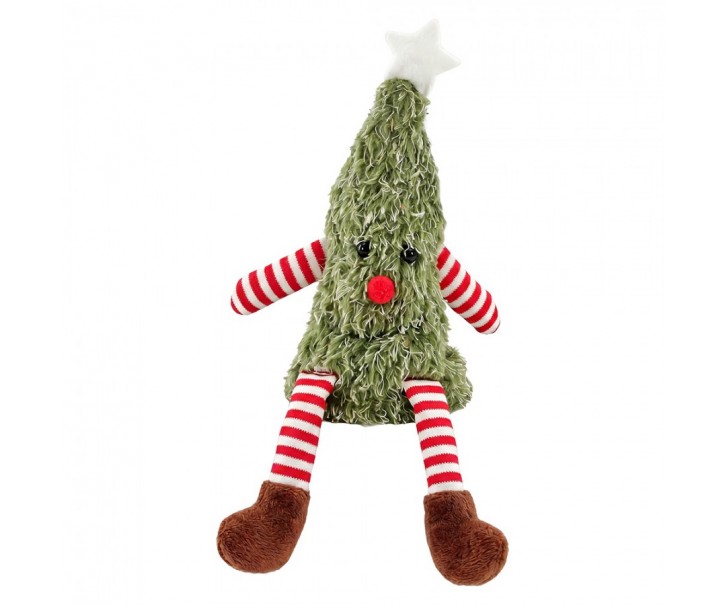 Christmas Decoration Christmas Tree Red Plastic - 26 cm / 3*AA Clayre & Eef