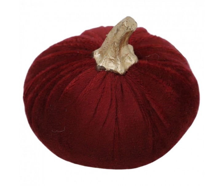 Decoration Pumpkin Red Plastic - ? 9*8 cm Clayre & Eef