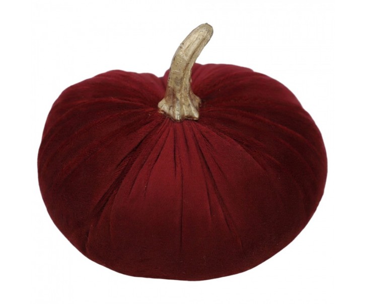 Decoration Pumpkin Red Plastic - ? 15*13 cm Clayre & Eef