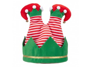Christmas Decoration Elf Legs Red Plastic - 25*15*38 cm / 3*AA