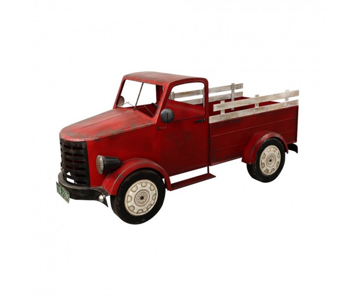 Veliký dekorativní model červené retro auto - 246*104*112 cm Clayre & Eef