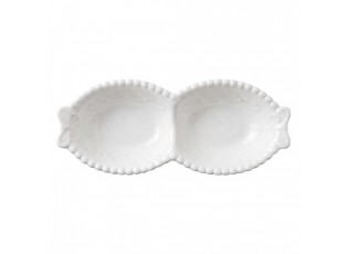 Decorative Bowl White Ceramic - 