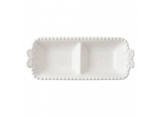 Decorative Bowl White Ceramic - 