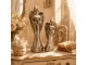 Set 2ks zlatých antik andělů - 11*9*33 / 9*7*26 cm Clayre & Eef