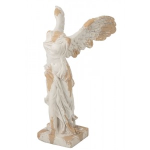 Béžová antik dekorace Angel Torso Antiqou French - 53*42*88 cm