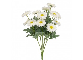 Artificial Flower White Plastic - 