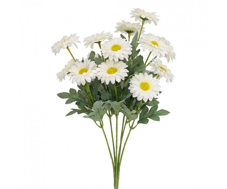 Artificial Flower White Plastic - Clayre & Eef