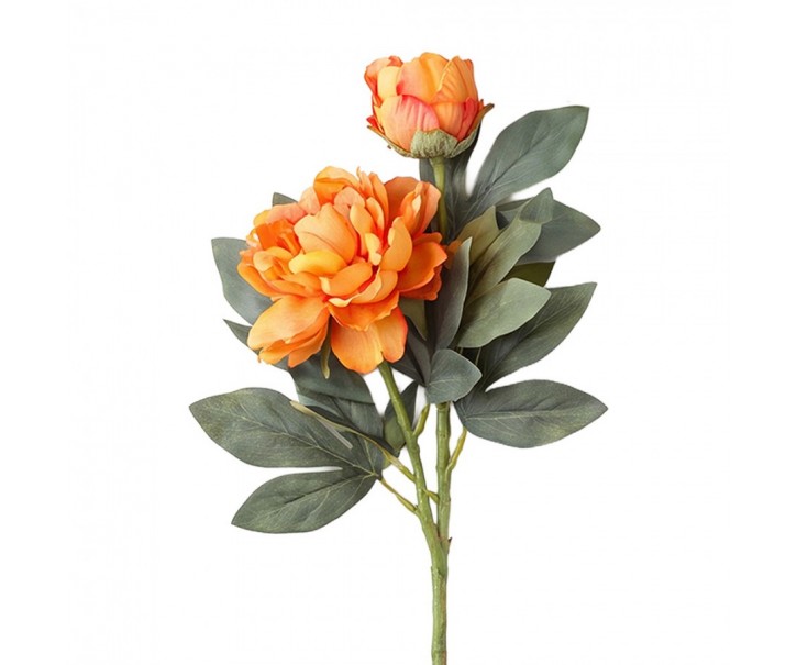 Artificial Flower Orange Plastic - Clayre & Eef