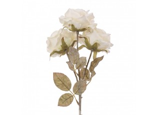 Artificial Flower White Plastic - 