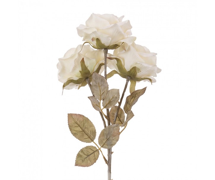 Artificial Flower White Plastic - Clayre & Eef