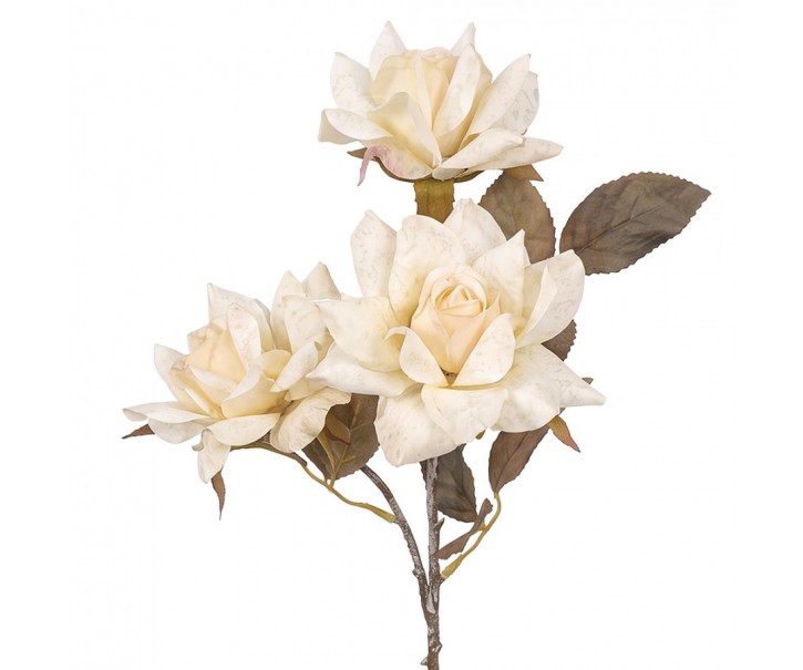 Artificial Flower White Plastic - Clayre & Eef