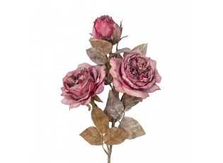 Artificial Flower Pink Plastic Decorative Branch - 