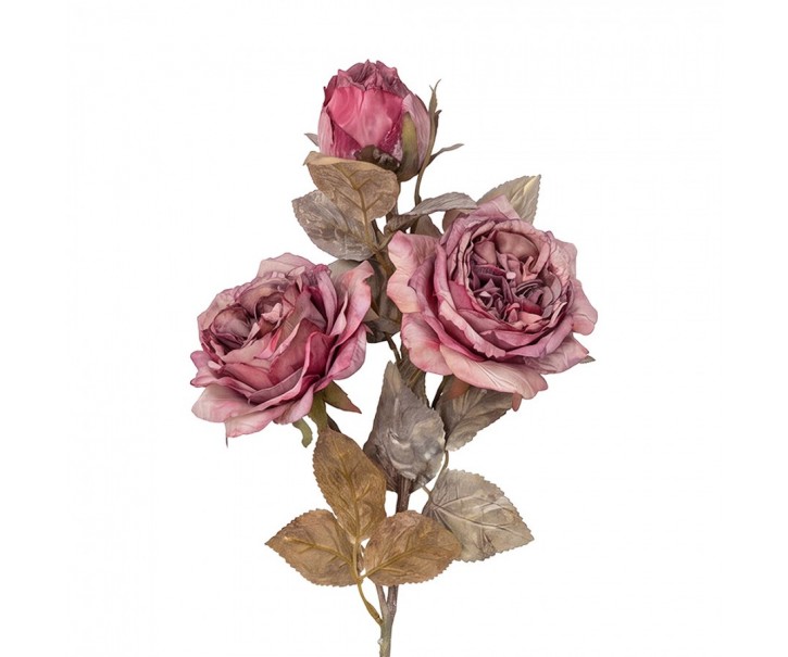 Artificial Flower Pink Plastic Decorative Branch - Clayre & Eef