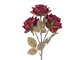 Artificial Flower Red Plastic Decorative Branch - 