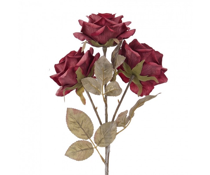 Artificial Flower Red Plastic Decorative Branch - Clayre & Eef