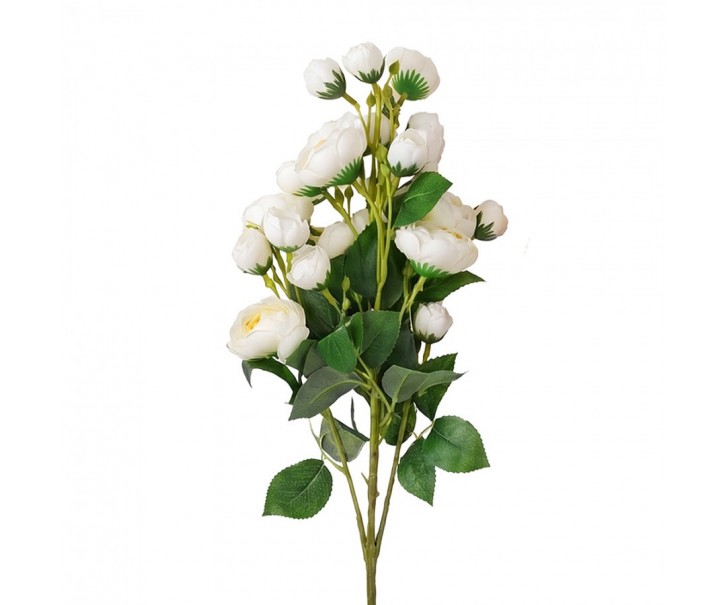 Artificial Flower White Plastic - Clayre & Eef