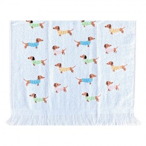 Kuchyňský froté ručník s motivem jezevčíka Dachshund - 40*66 cm