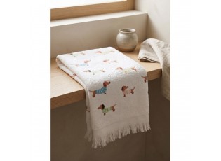 Kuchyňský froté ručník s motivem jezevčíka Dachshund - 40*66 cm