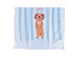  Kuchyňský froté ručník s motivem jezevčíka Dachshund - 40*66 cm