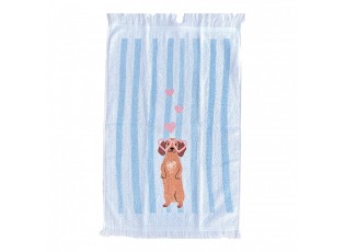  Kuchyňský froté ručník s motivem jezevčíka Dachshund - 40*66 cm