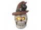Halloween dekorace lebka s LED osvětlením - 30*33*44 cm Clayre & Eef
