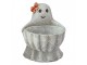 Šedá antik dekorace květináč duch s dýní Pumpkin - 37*34*47 cm Clayre & Eef