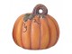 Oranžová antik dekorace dýně Pumpkin - Ø 22*22 cm Clayre & Eef