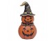 Halloween dekorace dýně s kloboukem - Ø 24*47 cm Clayre & Eef